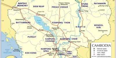 Карта на Камбоџа патот
